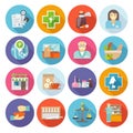 Pharmacist Icons Set