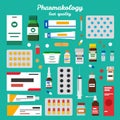 Pharmacology Best Quality Vector Illustration