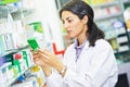 Pharmacutical chemist worker Royalty Free Stock Photo