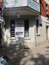 Pharmacy Brussels Street door information board