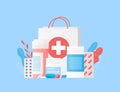 Pharmacy concept. Royalty Free Stock Photo