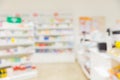 Pharmacy or drugstore room background Royalty Free Stock Photo