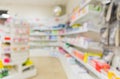 Pharmacy or drugstore room background Royalty Free Stock Photo