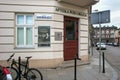 KRAKOW, POLAND - MAY 27, 2016: Entrance to museum `Pharmacy under the eagle` branch of the Krakow Historical Museum. Royalty Free Stock Photo