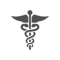 Pharmacy and Prescription Icon Set with mortar and pestle, star of life, pills, and caduceus