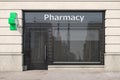 Pharmacy store or drugstore exterior design