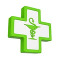 Pharmacy Symbol Isolated