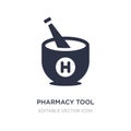 pharmacy tool icon on white background. Simple element illustration from Medical concept Royalty Free Stock Photo