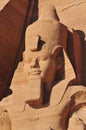 Pharoah Monument from Abu Simbel Royalty Free Stock Photo