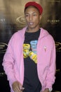 Pharrell Williams on the red carpet. Royalty Free Stock Photo