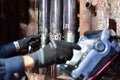 Phased Array Ultrasonics & x28;PAUT& x29; inspect the welding