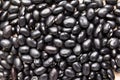 Black Turtle Bean legume. Closeup of grains, background use.