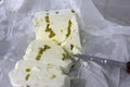 Phases of Greek feta cheese production in Greece
