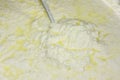Phases of ricotta production in Greece