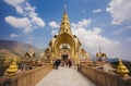 Phasornkaew thai temple and blue sky