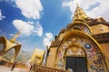 Phasornkaew thai temple and blue sky Royalty Free Stock Photo