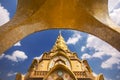 Phasornkaew thai temple and blue sky Royalty Free Stock Photo