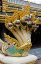 Phaya Naga guard the Temple Wat in Thailand