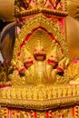 Phaya Naga guard the Temple Wat in Thailand Royalty Free Stock Photo