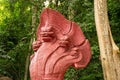 Phaya Nak statue.King of naga Royalty Free Stock Photo