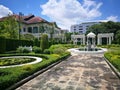 Phaya Thai Palace is on the banks of the Samsen Canal with beautiful green grass field in the Ratchathewi District of Bangkok.
