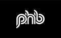 PHB Creative Unique Modern Letter Logo Design Royalty Free Stock Photo