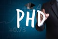 PhD Doctor of Philosophy Degree Education Graduation Royalty Free Stock Photo