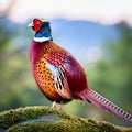 pheasant bird, AI generated Royalty Free Stock Photo