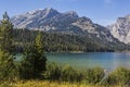 Phelps Lake in the Grand Teton National Park Wyoming USA Royalty Free Stock Photo