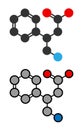 Phenibut anxiolytic and sedative drug molecule