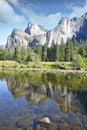 Phenomenally scenic Yosemite Valley Royalty Free Stock Photo