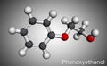 Phenoxyethanol primary alcohol molecule. It is glycol ether, antiinfective agent, preservative, antiseptic, solvent. Molecular