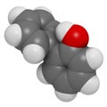 2-Phenylphenol biocide molecule. Commonly used preservative, also known as biphenylol and orthophenyl phenol