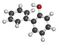 2-phenylphenol preservative molecule. Biocide used as food additive, preservative, and disinfectant.