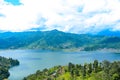 Phewa Fewa Lake and Pokhara City Nepal Royalty Free Stock Photo
