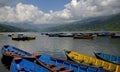 Phewa Lake boats, Pokhara, Nepal