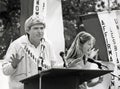 Phi Donahue at ERA Rally in Chicago in 1980