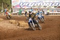 Phichit,Thailand,December 27,2015:Extreme Sport Motorcycle,The motocross competition,motocross rider and free fee to see