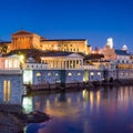 Philadelphia Art Museum and Fairmount Water Works Royalty Free Stock Photo