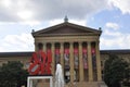 Philadelphia,August 4th:Art Museum Building from Philadelphia in Pennsylvania Royalty Free Stock Photo