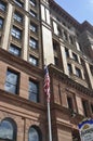 Philadelphia,August 4th:Historic Building Bourse Mall facade from Philadelphia in Pennsylvania Royalty Free Stock Photo