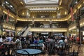 Philadelphia,August 4th:Historic Building Bourse Mall interior from Philadelphia in Pennsylvania Royalty Free Stock Photo