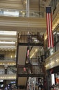 Philadelphia,August 4th:Historic Building Bourse Mall interior from Philadelphia in Pennsylvania Royalty Free Stock Photo