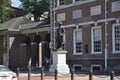 Philadelphia,August 4th:Washington Statue front of Independence Hall from Philadelphia in Pennsylvania