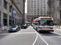 Philadelphia Buses Near City Hall, Philadelphia, PA, USA