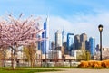 Philadelphia Center City district in spring, USA