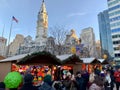 Philadelphia Christmas Market Royalty Free Stock Photo