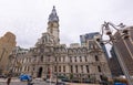 Philadelphia City Hall in the city center - travel photography Royalty Free Stock Photo