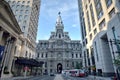 Philadelphia City Hall - from South Broad Street Royalty Free Stock Photo