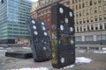 Philadelphia Domino Sculpture
